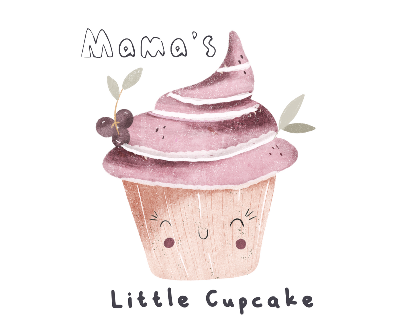 Bügelbild Cupcake