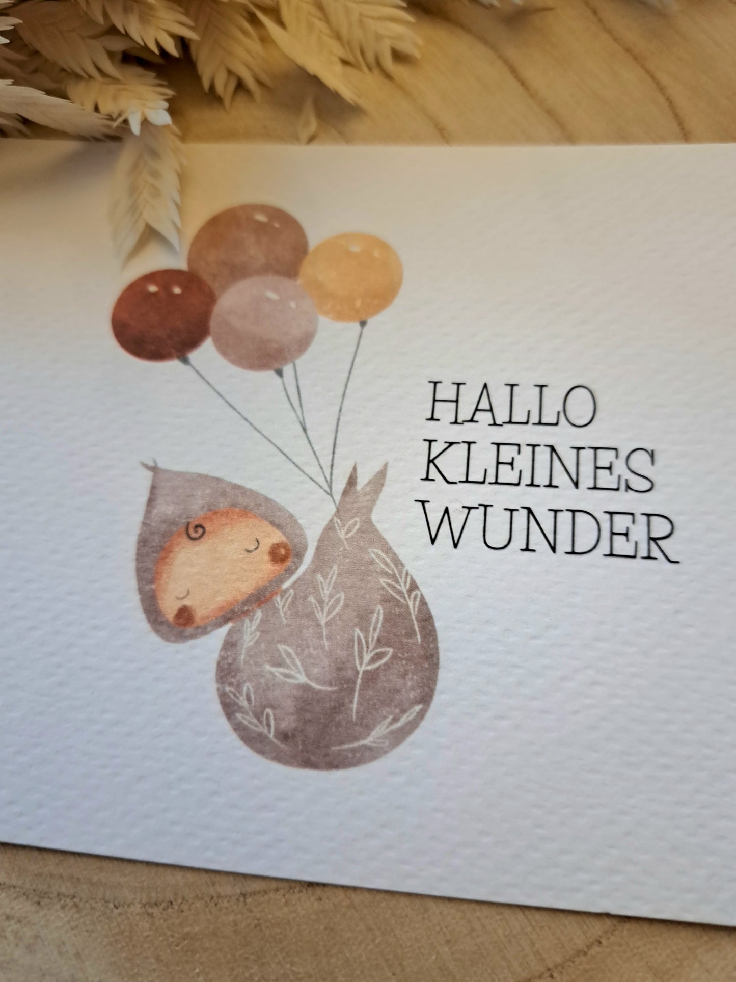 Grußkarte zur Geburt