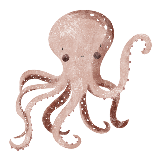 Bügelbild Oktopus