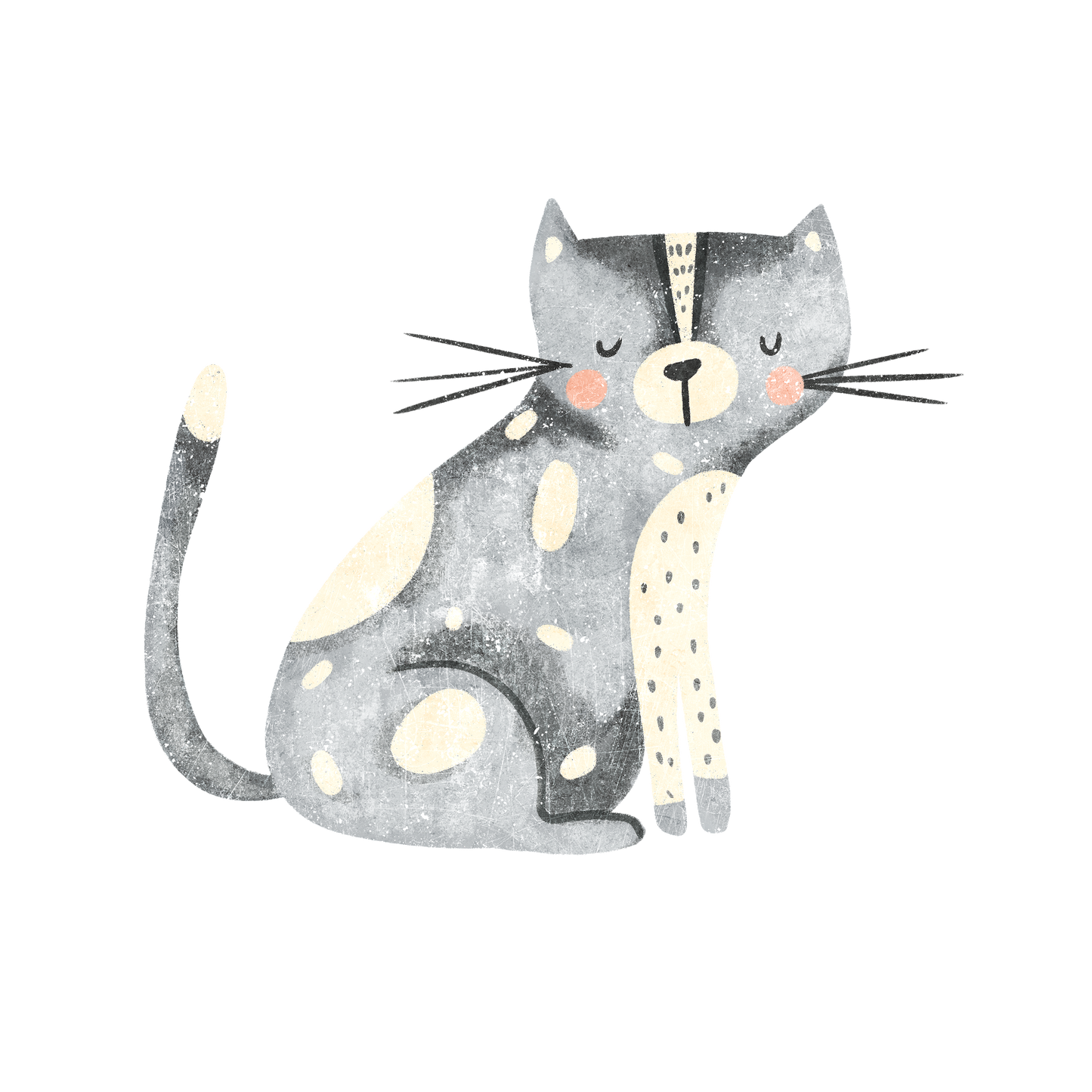 Bügelbild Cats 6er