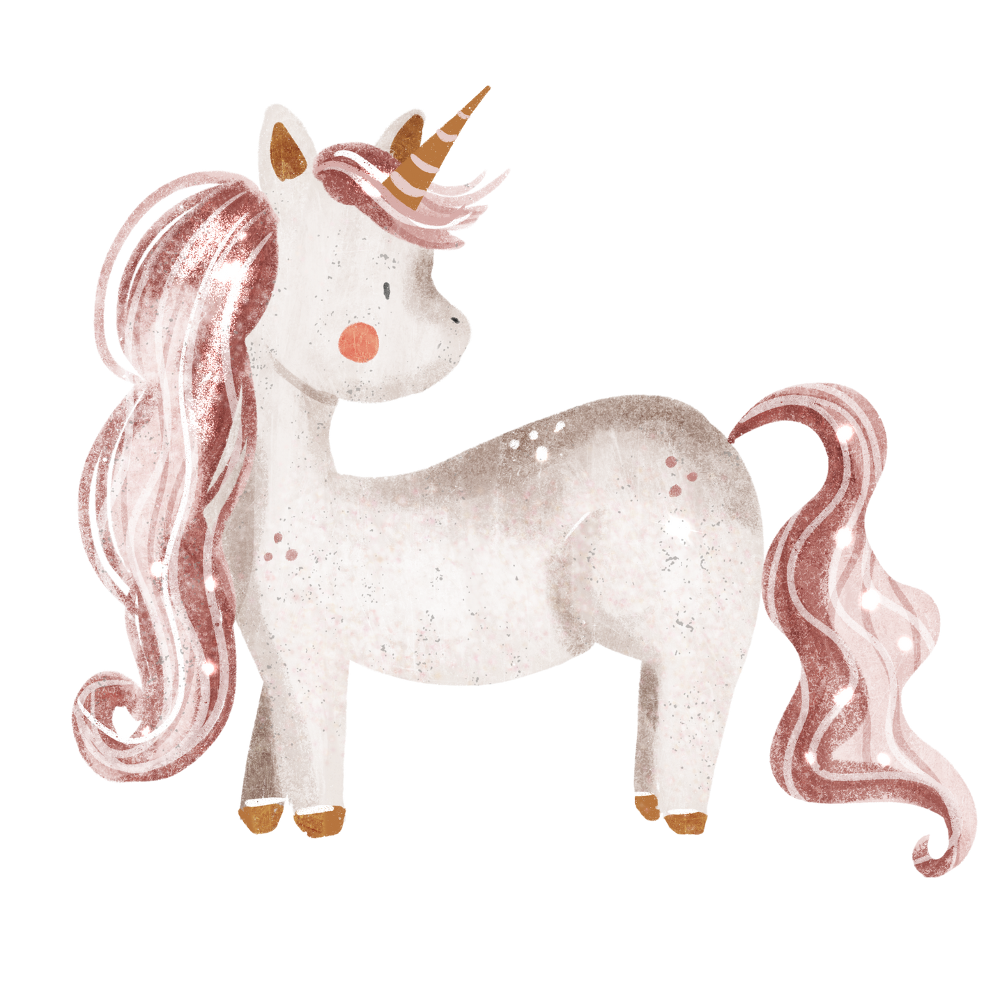 Bügelbild Einhorn Märchenwelt