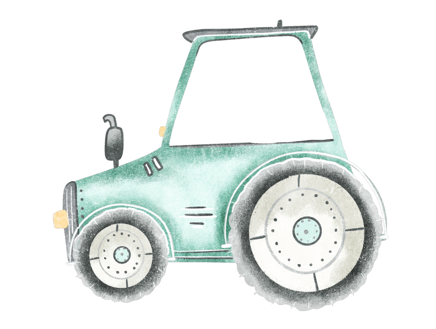 Bügelbild Traktor