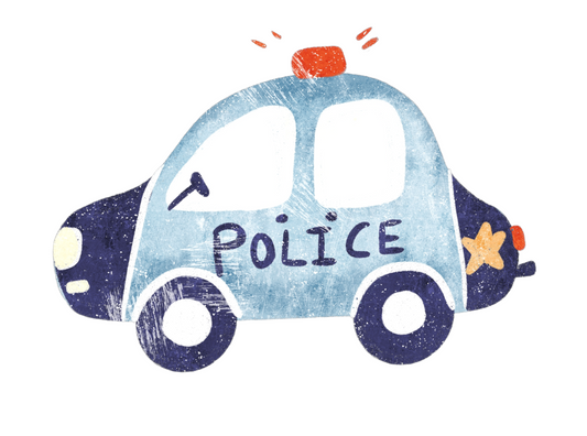 Bügelbild Polizei