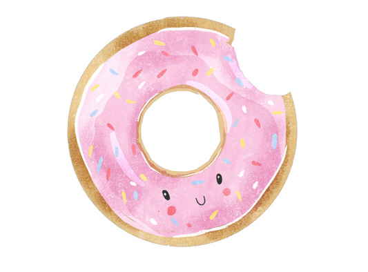 Bügelbild Donut