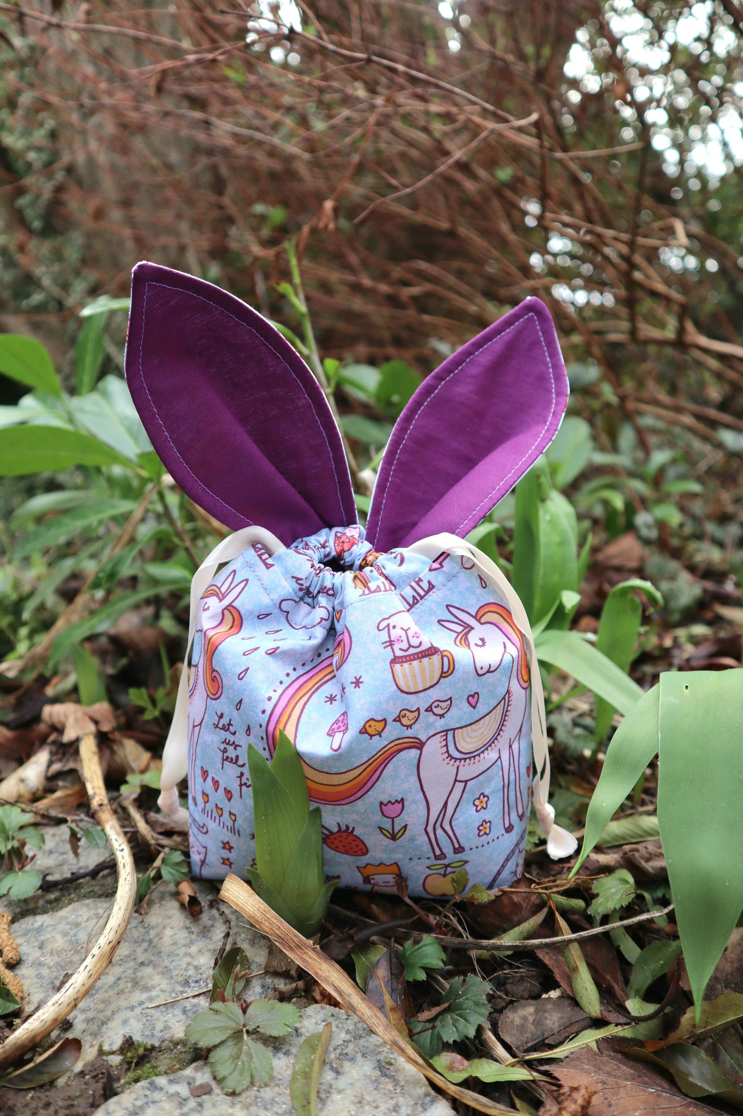 Beutel mit Hasenohren