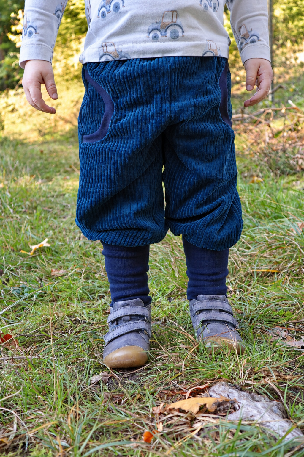 Knickerbocker Hose blau