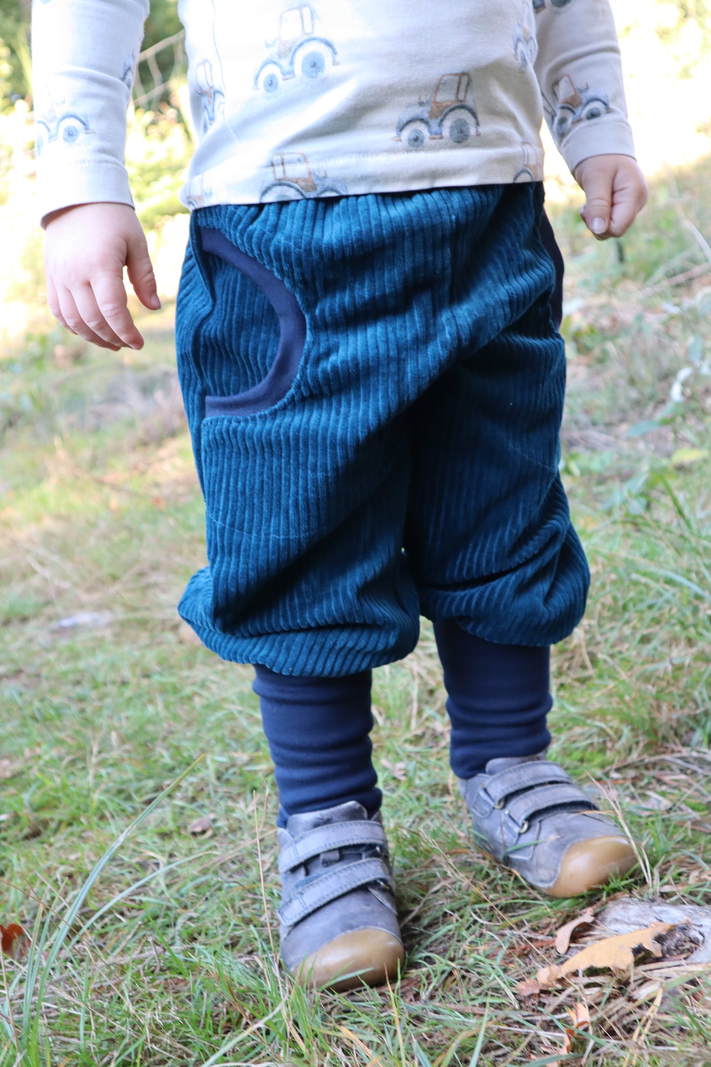 Knickerbocker Hose blau