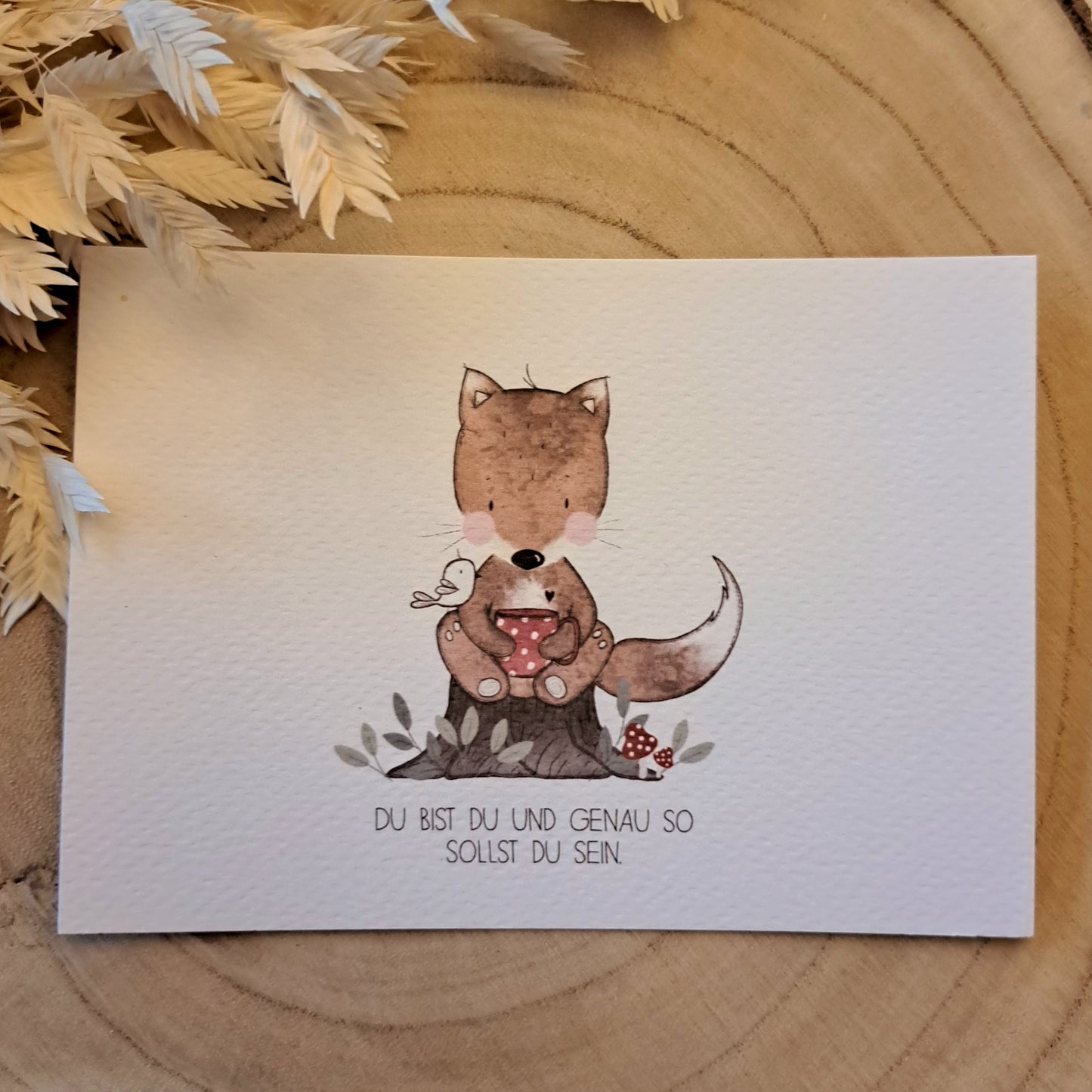 Grußkarte 'Du Bist Du'