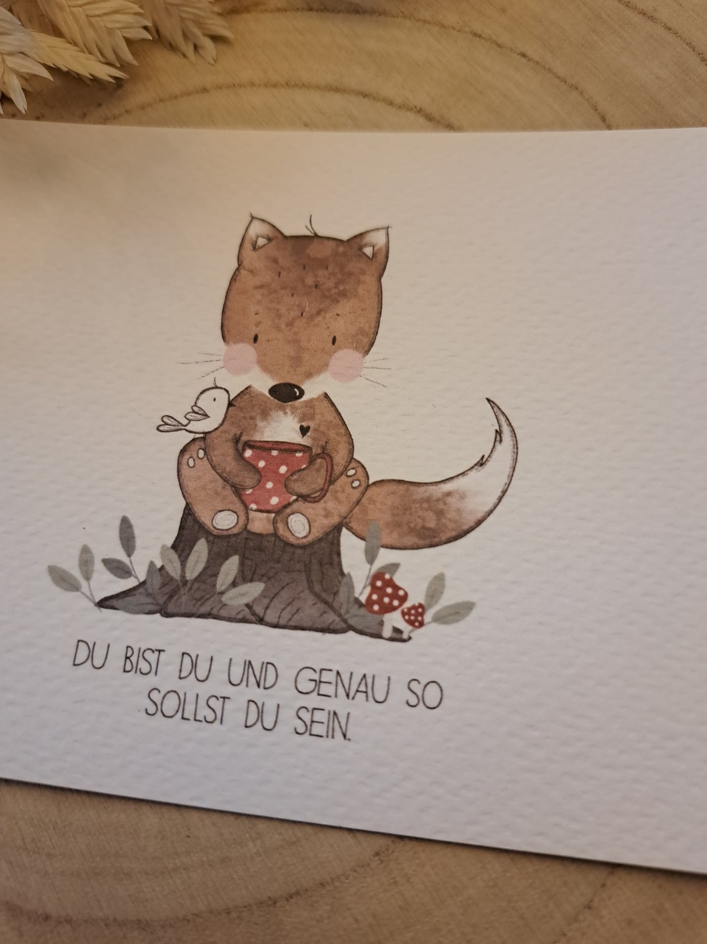Grußkarte 'Du Bist Du'