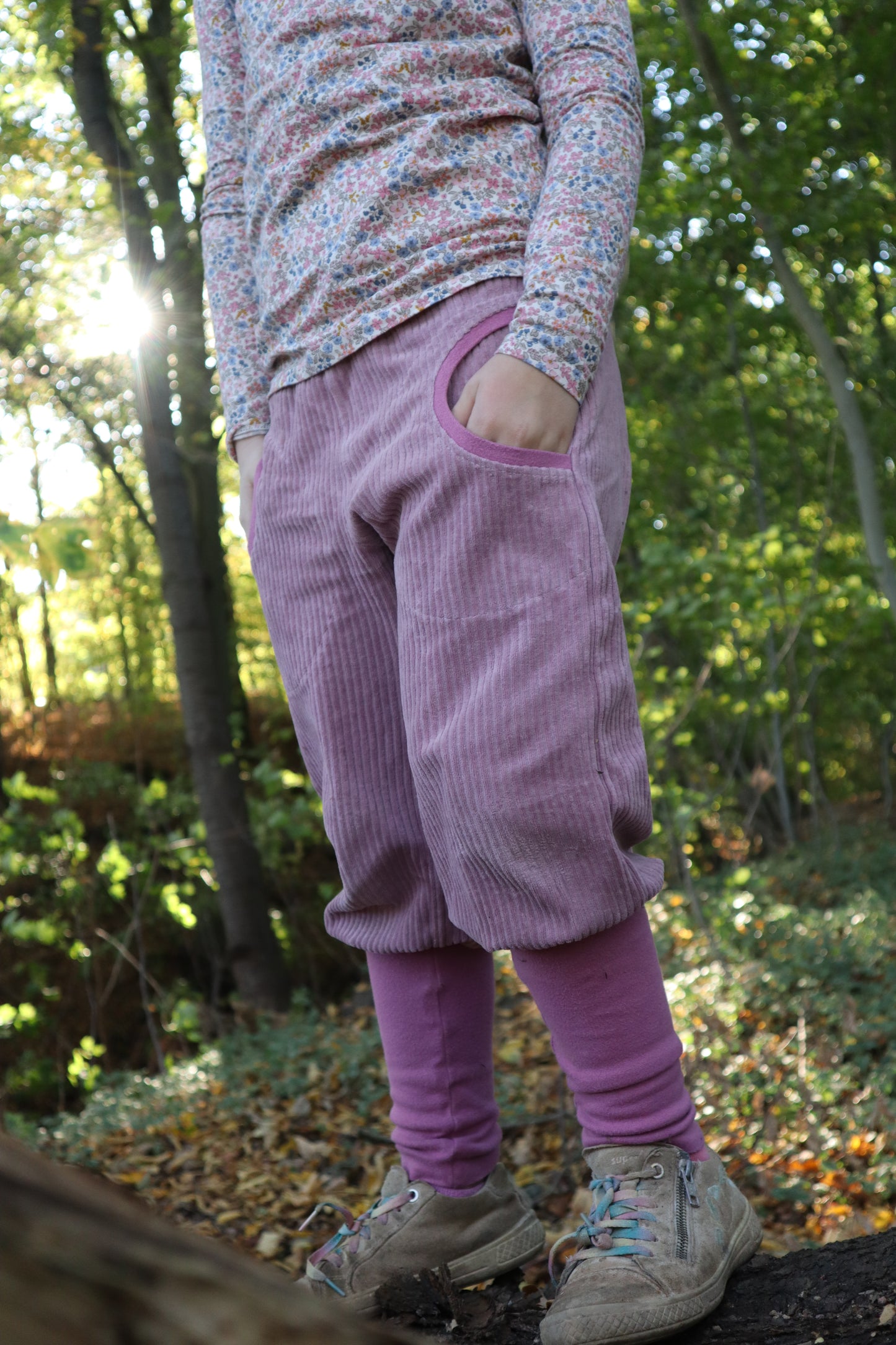 Knickerbocker Hose rosa