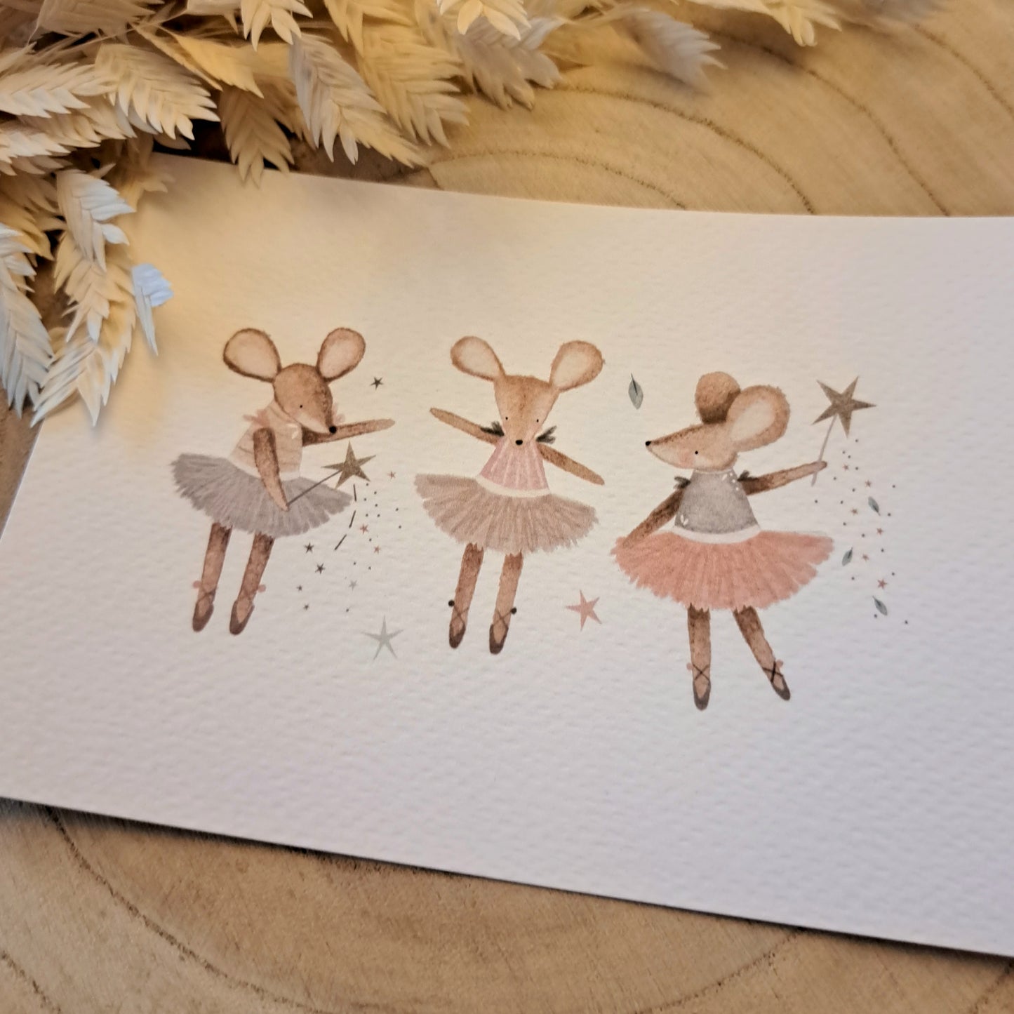 Grußkarte Ballerina