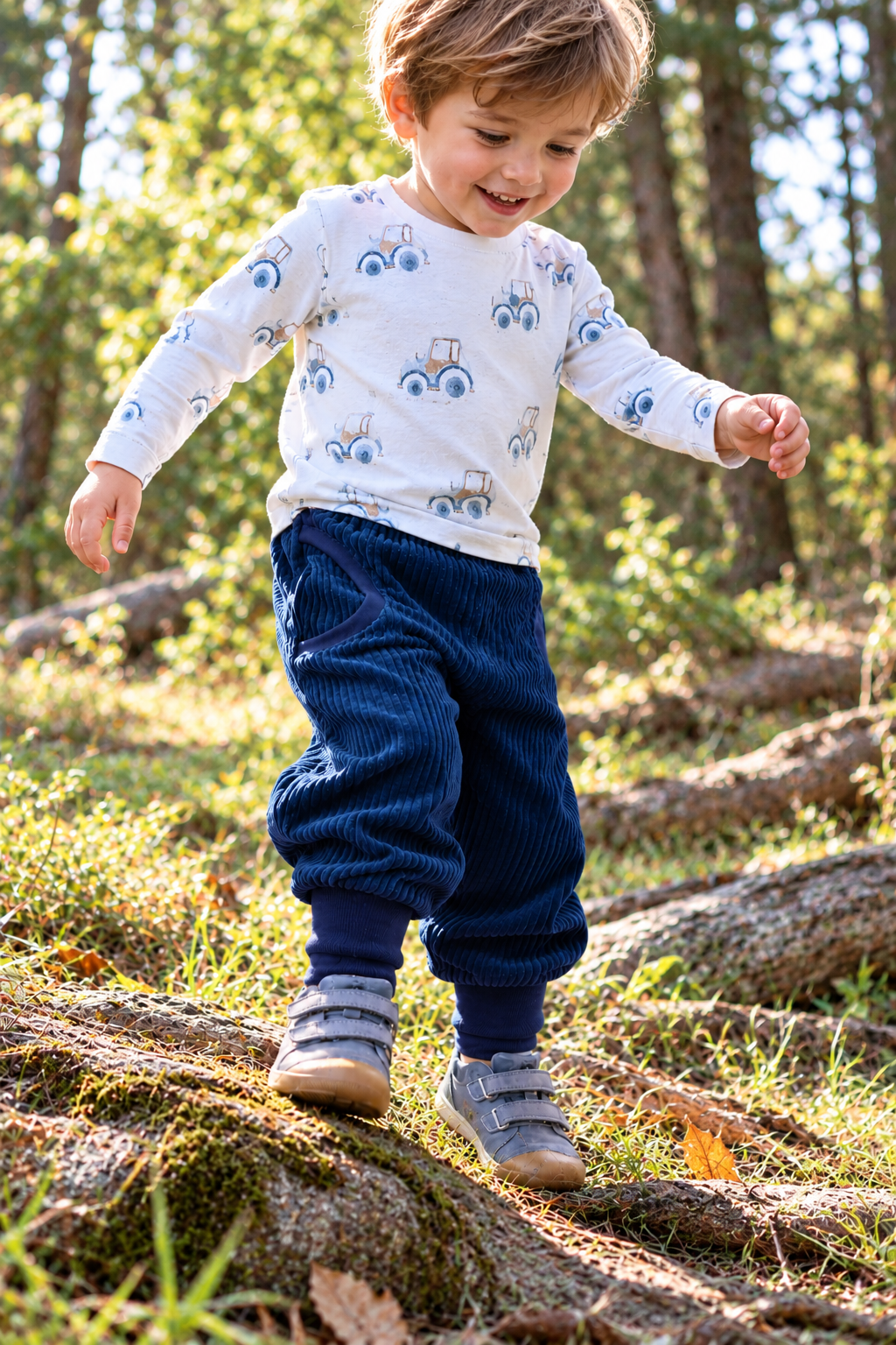 Knickerbocker Hose blau